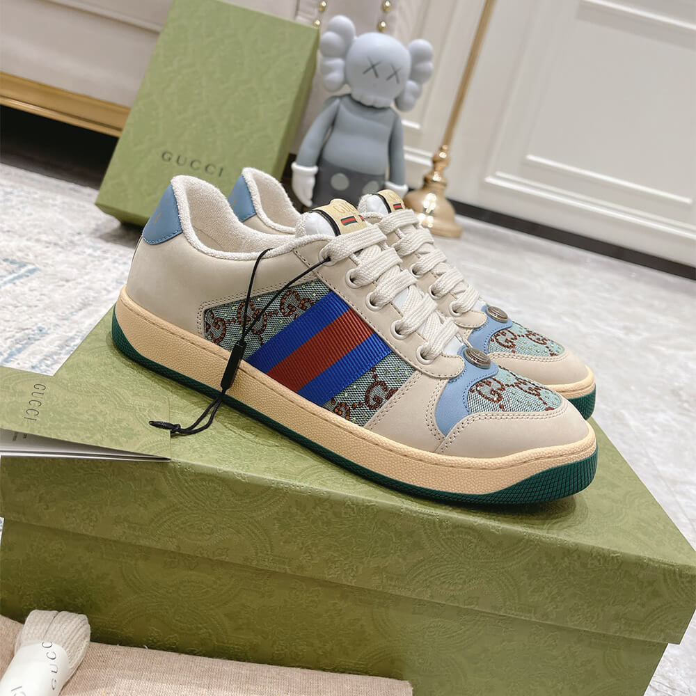 Gucci Women s Screener sneaker with crystals