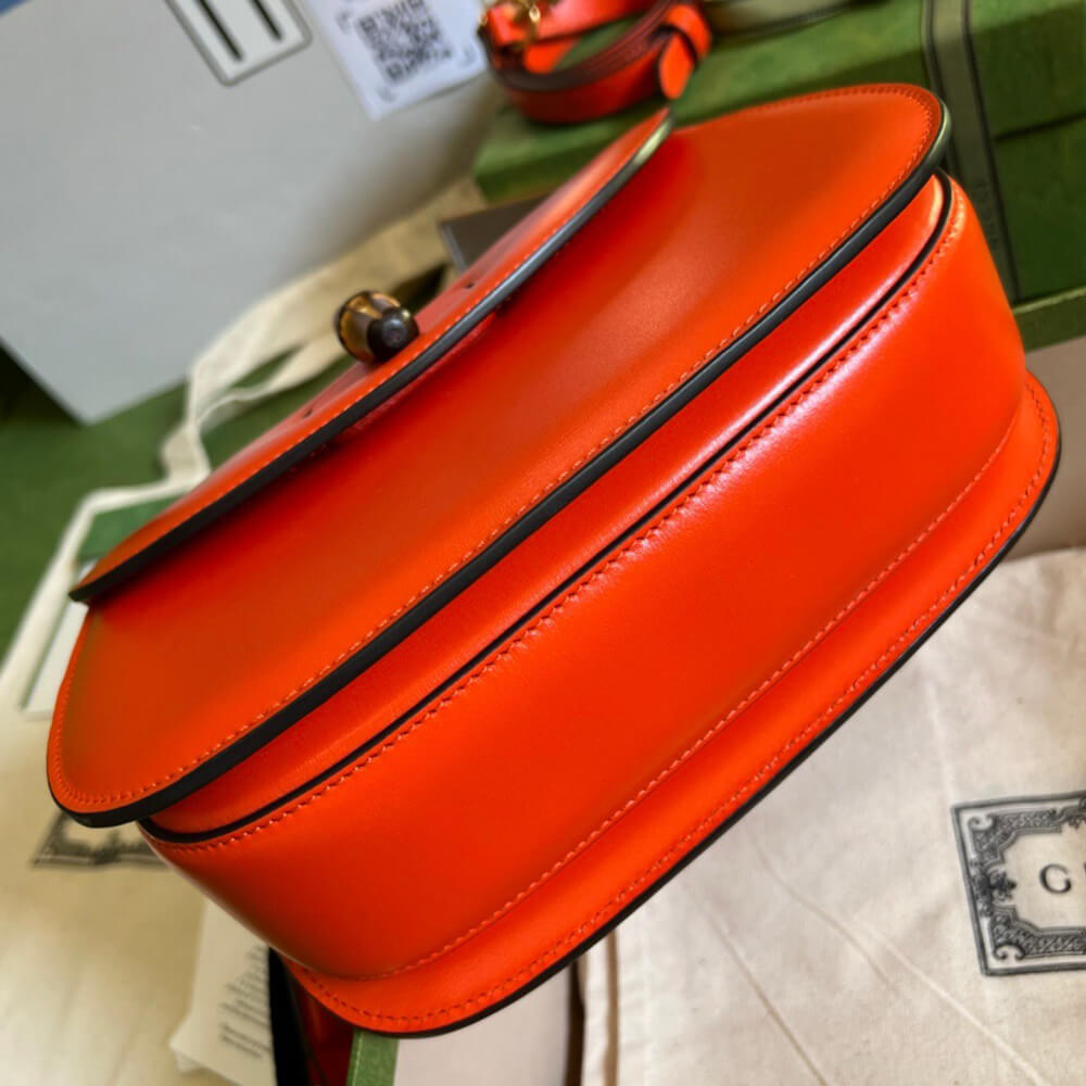 GUCCI BAMBOO 1947 JUMBO GG SMALL TOP HANDLE BAG