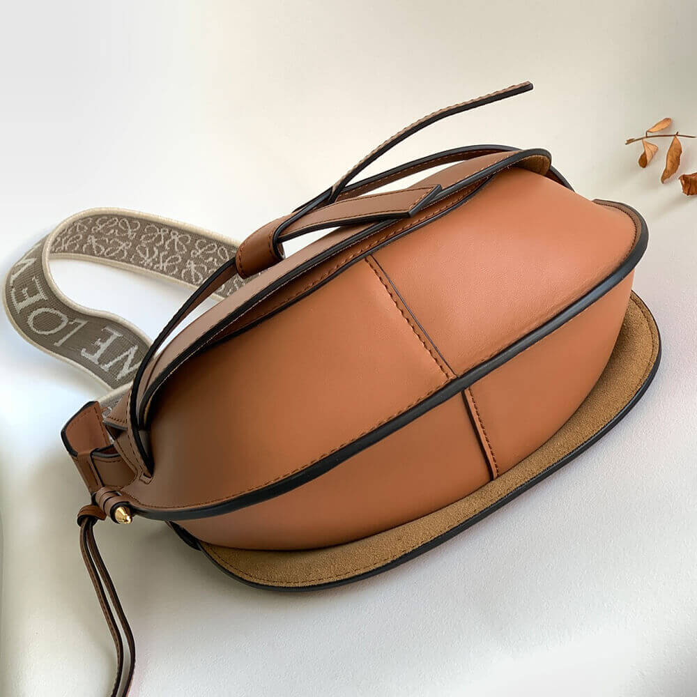 Small Gate Dual bag in soft calfskin and jacquard(HIGH-END Grade)