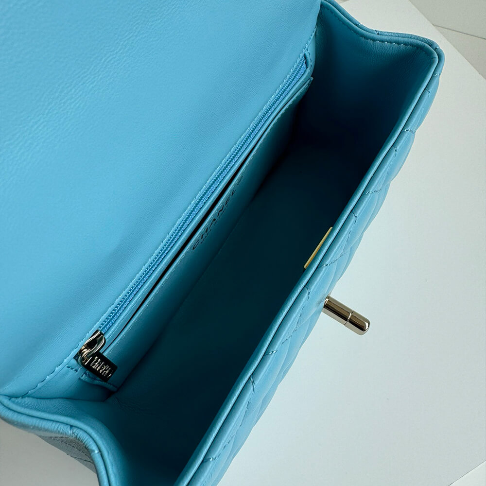 CHANEL Mini Classic Handbag With Top Handle