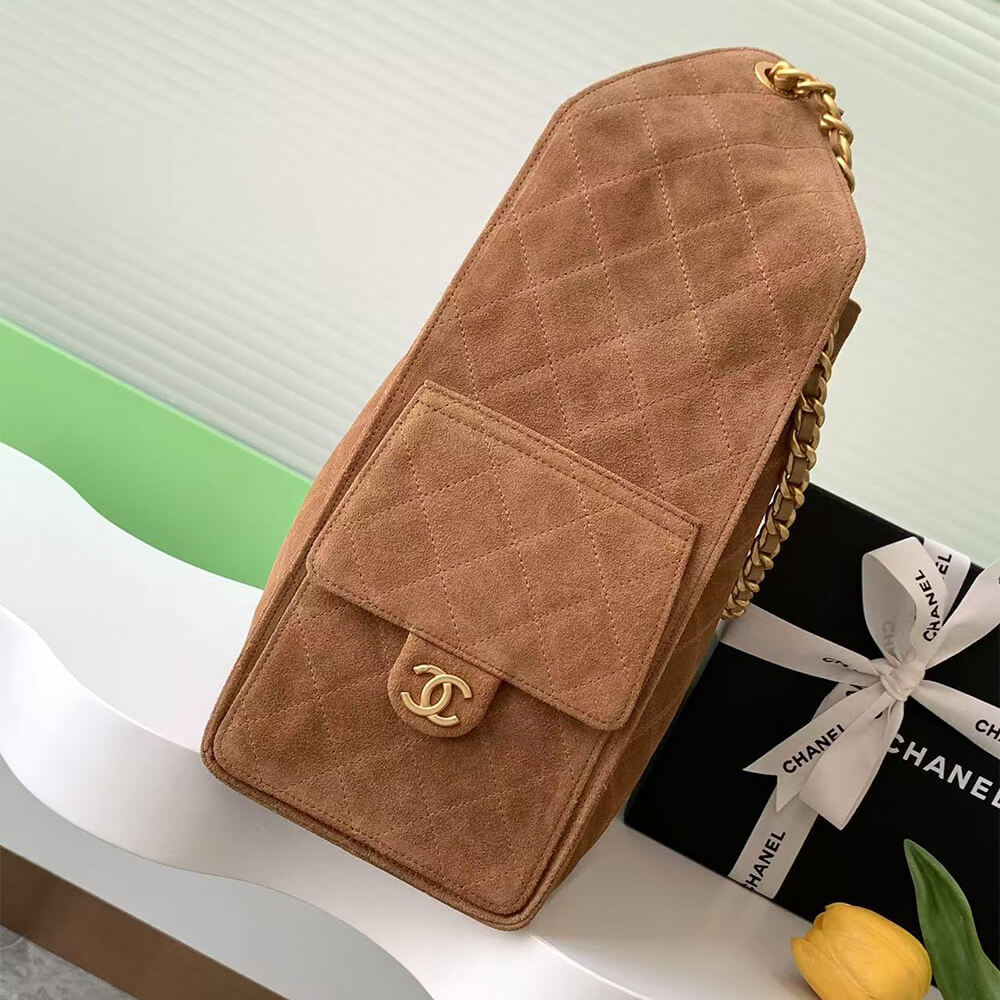 CHANEL 25 Medium Handbag SUEDE(high-end grade)