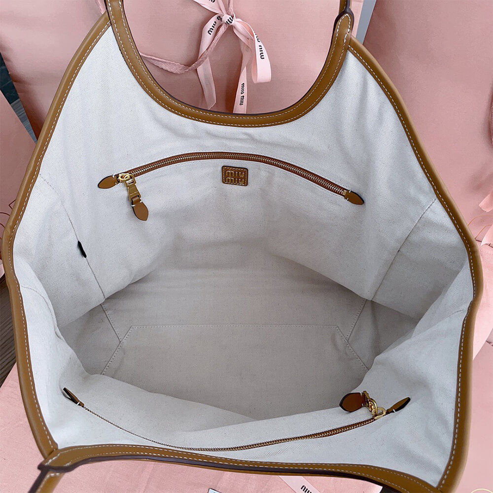 MIUMIU LARGE IVY LEATHER BAG(HIGH-END GRADE)