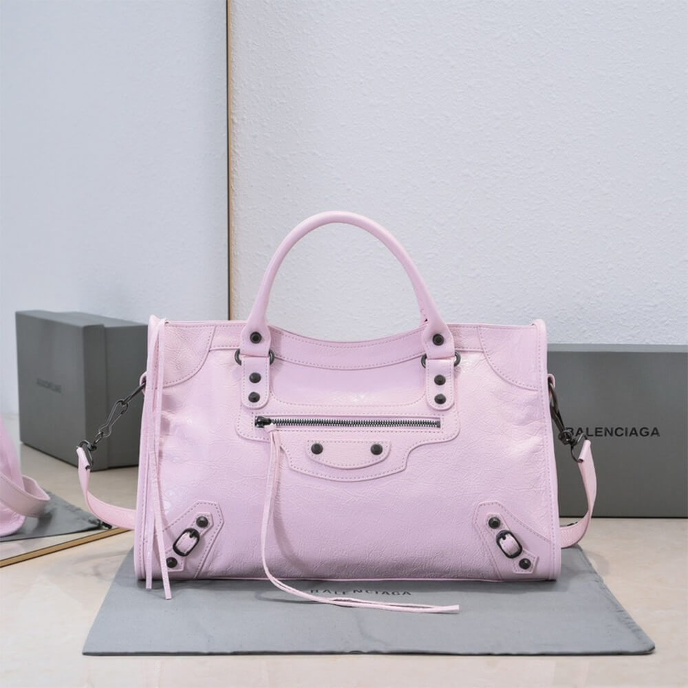 Balenciaga Women s Le City Bag Medium(HIGH-END GRADE)