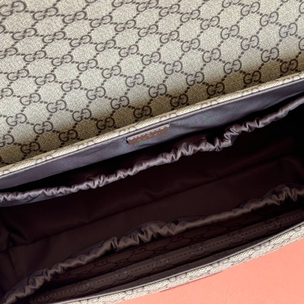 GUCCI GG Supreme Diaper Bag(HIGH-END GRADE)