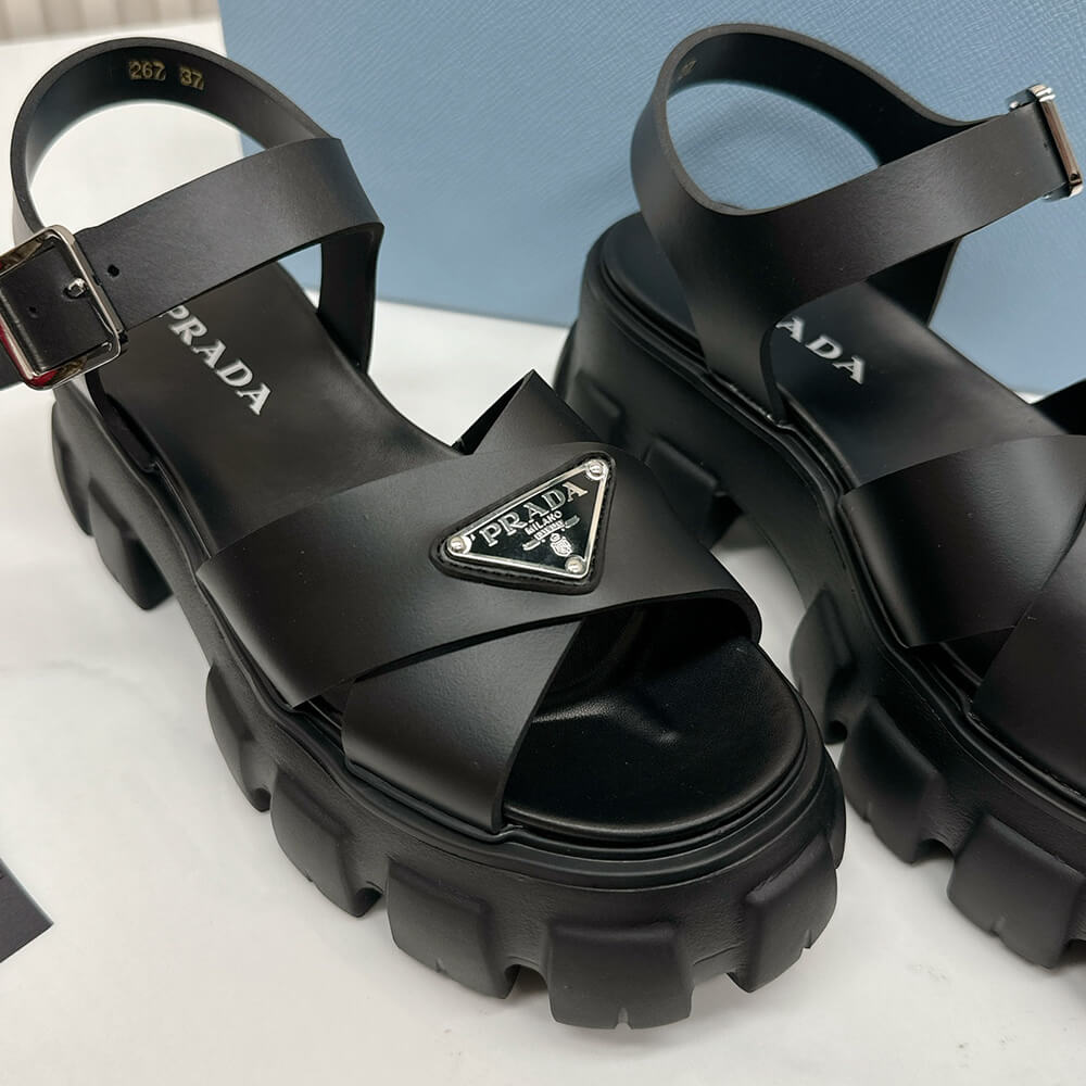 PRADA Monolith rubber sandals