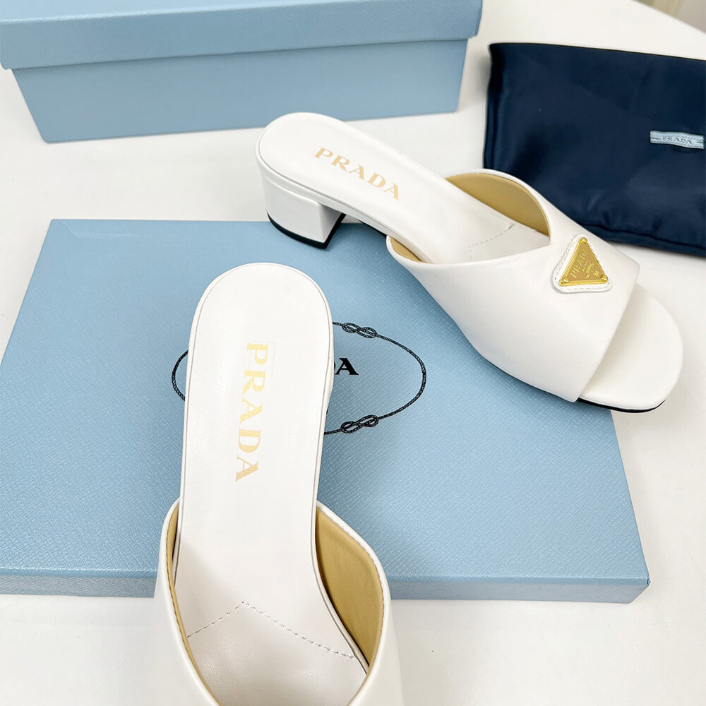 Prada Padded nappa leather sandals