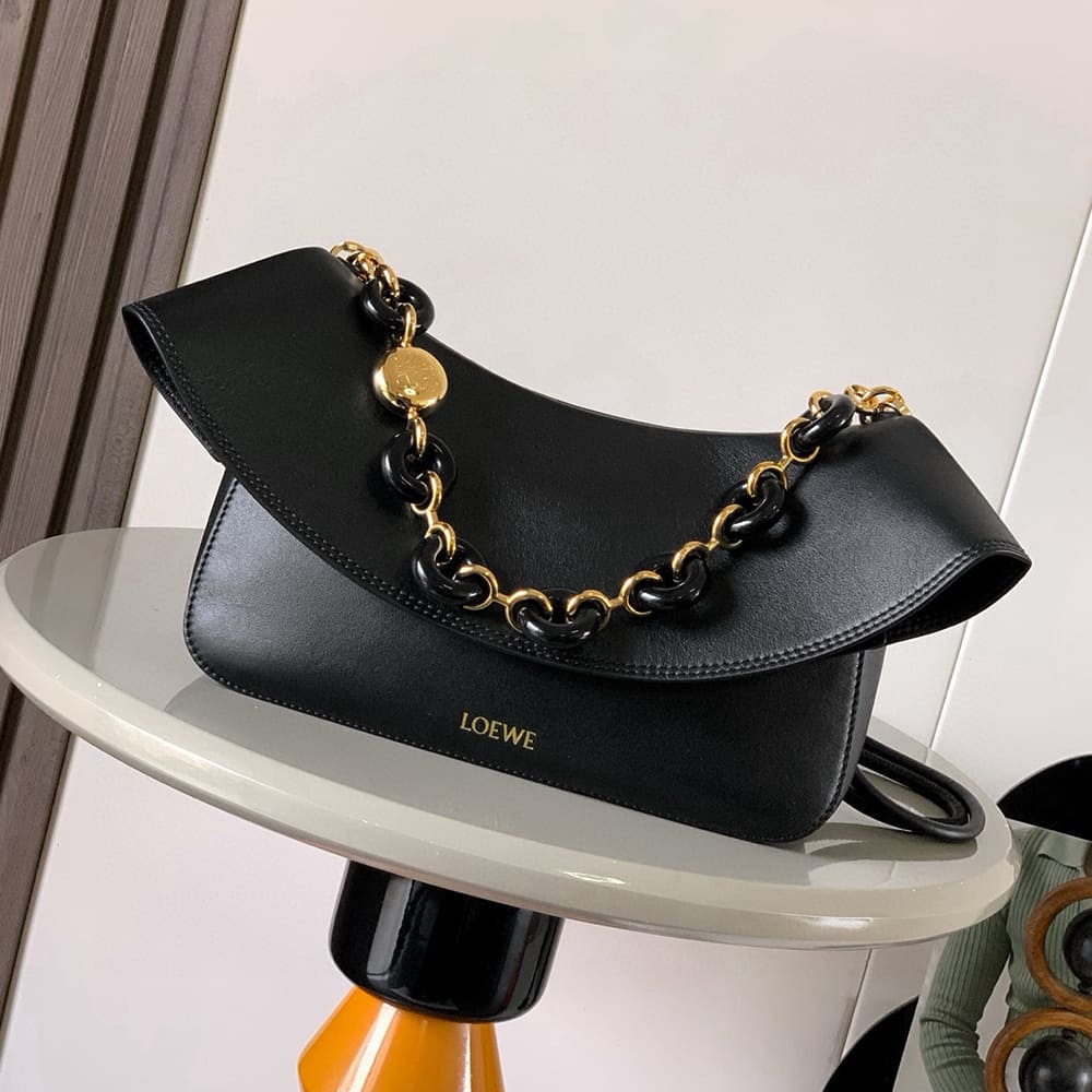 Loewe Medium Ola bag in smooth calfskin(HIGH-END GRADE)