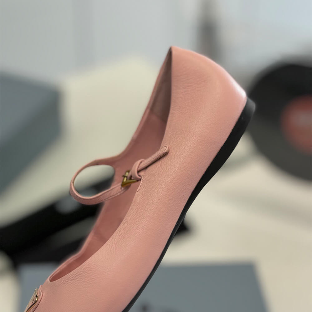 PRADA Nappa leather ballerinas