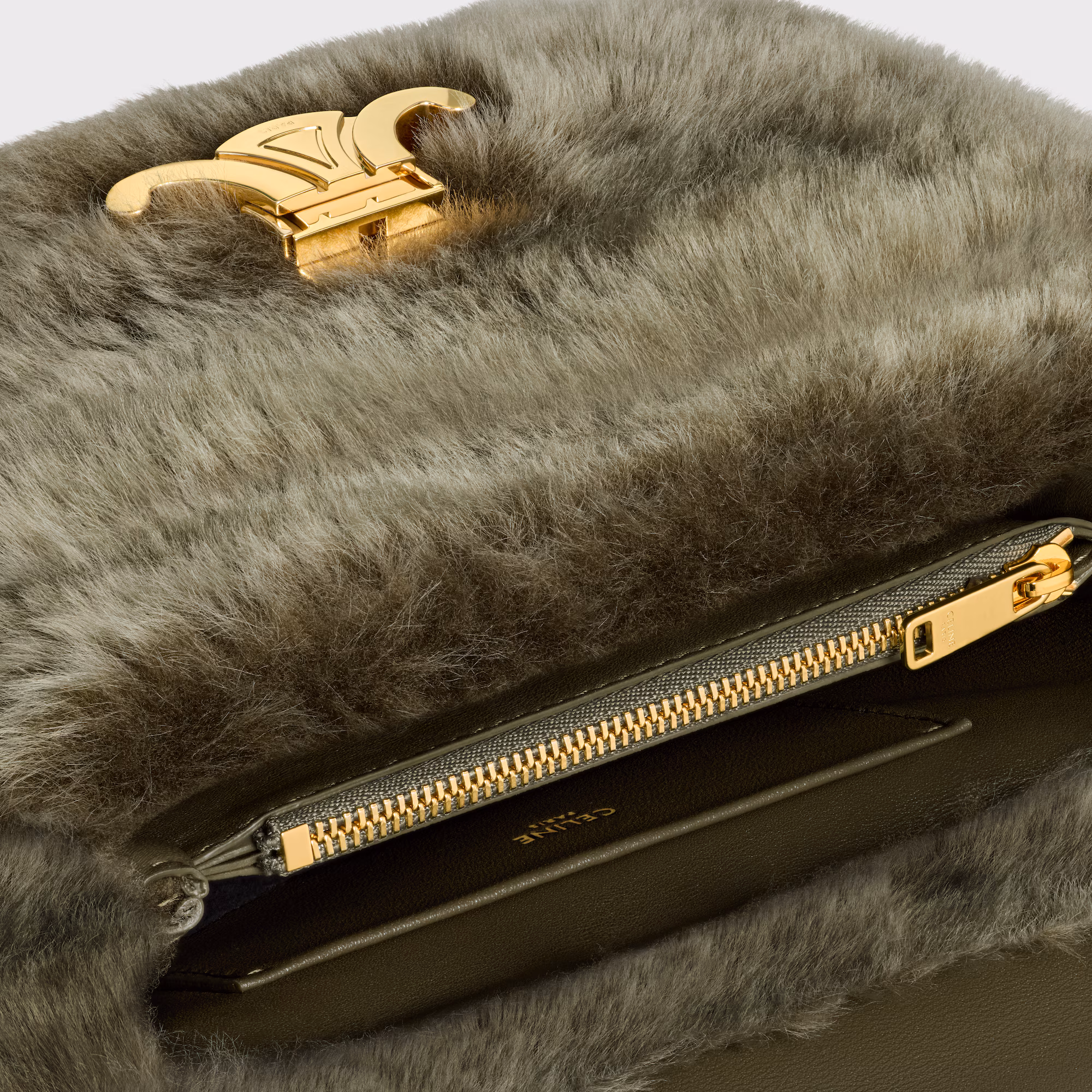 TEEN NINO BAG IN SHEARLING AND SUEDE CALFSKIN